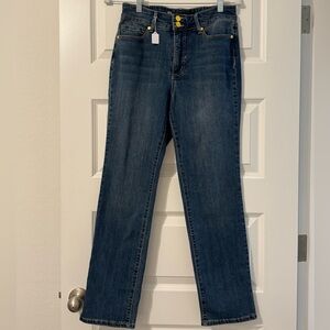 Anne Klein Dark Blue Straight Leg Jeans